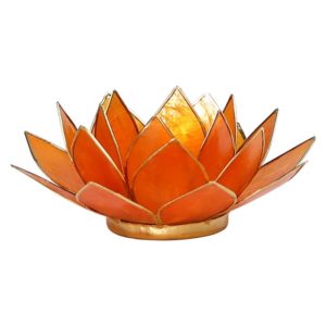 Lotus Leuchte - Orange