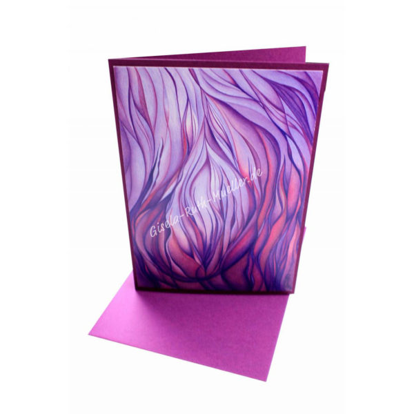 Violette Flamme - Doppelkarte