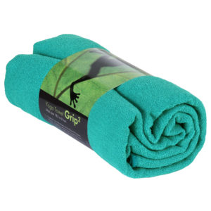 Yogatuch GRIP ² Yoga Towel mit Antirutschnoppen olivgrün Mit Antirutschnoppen