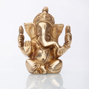 Ganesha Statue Messing ca. 12 cm