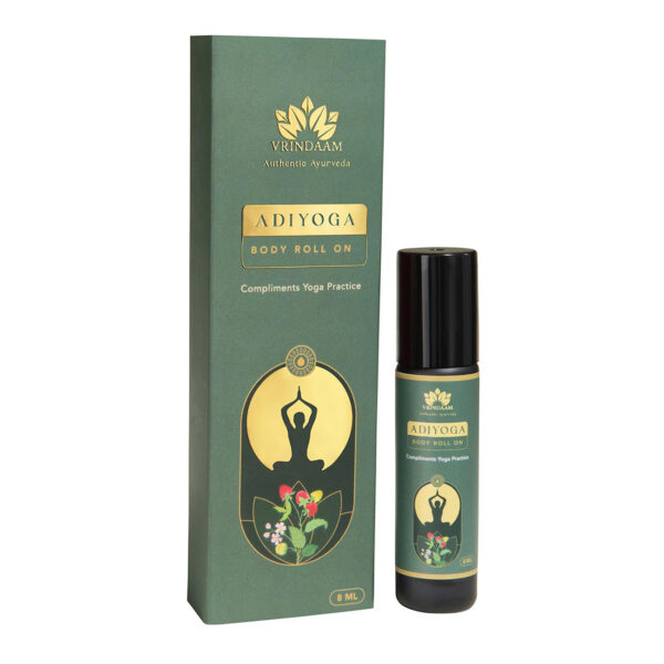 Vrindaam Body Roll-On ADIYOGA-inkl Packung