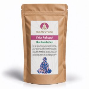 Buddha’s Finest Vata Ruhepol Bio-Kräutertee im Doypack